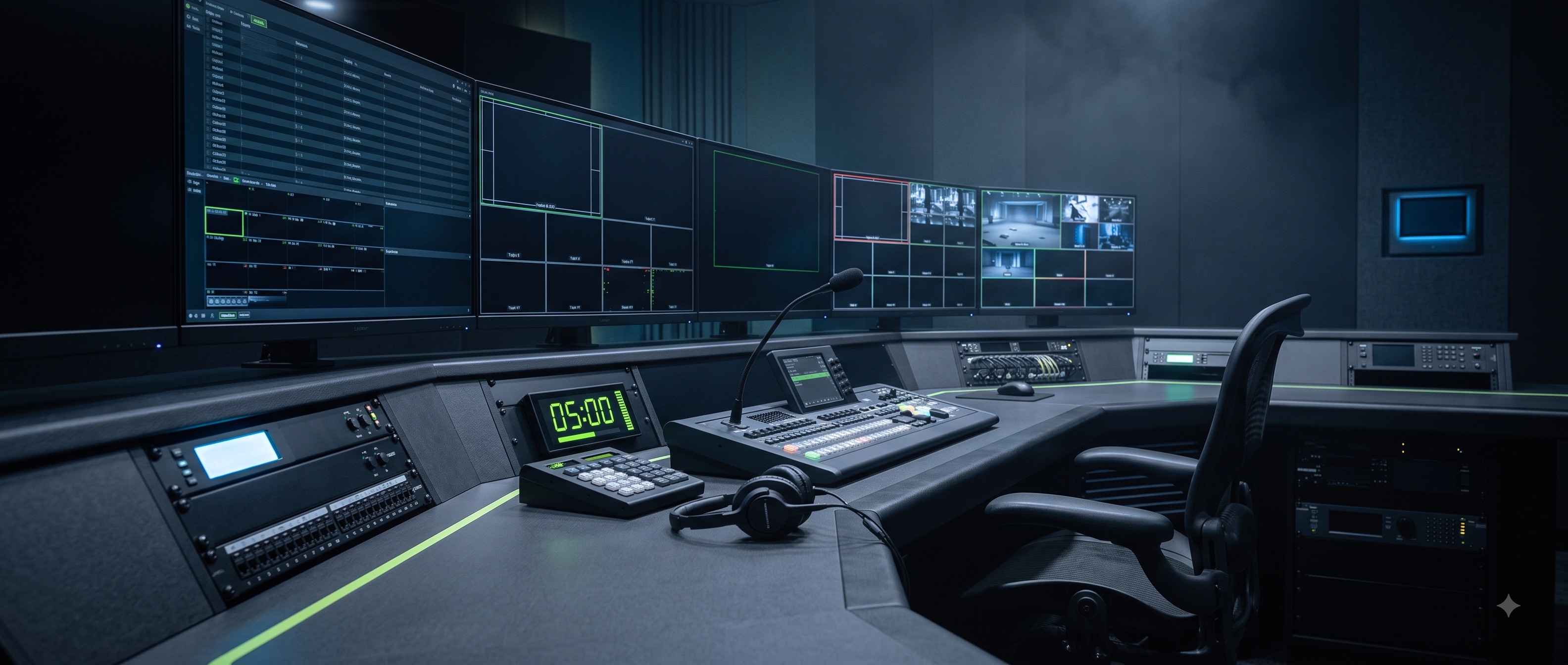 AV production control room